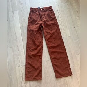 Old Navy Women’s Rust Corduroy Pants Size 6 Tall